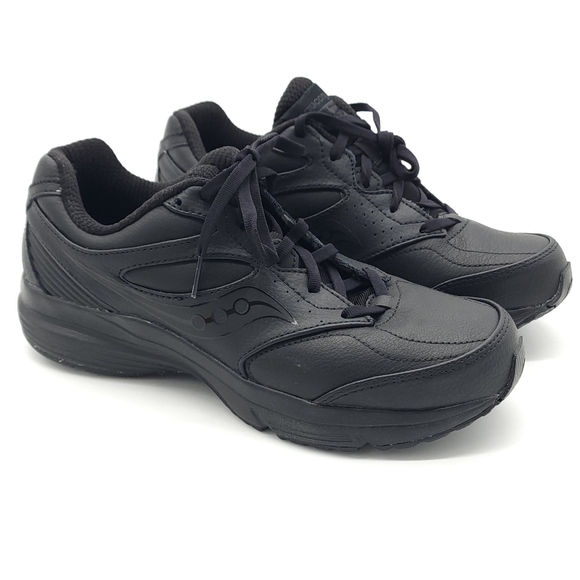 Saucony Integrity Walker 3 Men's Black Sneakers Shoes FormFit Size 7 Wide - Picture 2 of 9
